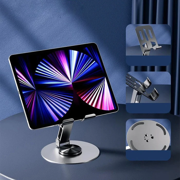 Ally 720 Derece Ayarlanabilir Alüminyum Telefon-Tablet Standı-(1903)