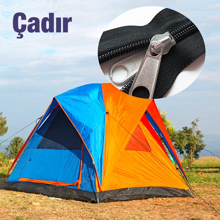 Ally 85 Parça Fermuar Başlığı Yedek Parça Onarım Tamir Seti Çanta Çadır Pantolon Fermuar Ucu-(1903)