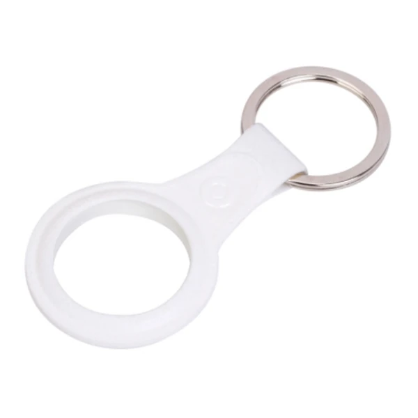 ALLY AirTag İçin Asma Halkalı Deri Desenli Anahtarlık Kılıf-(1903)