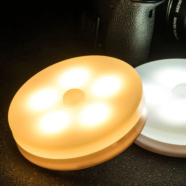 ALLY Akıllı Led Sensorlu Otomatik Usb Şarj Edilebilir Gece Lambası Led-(1903)