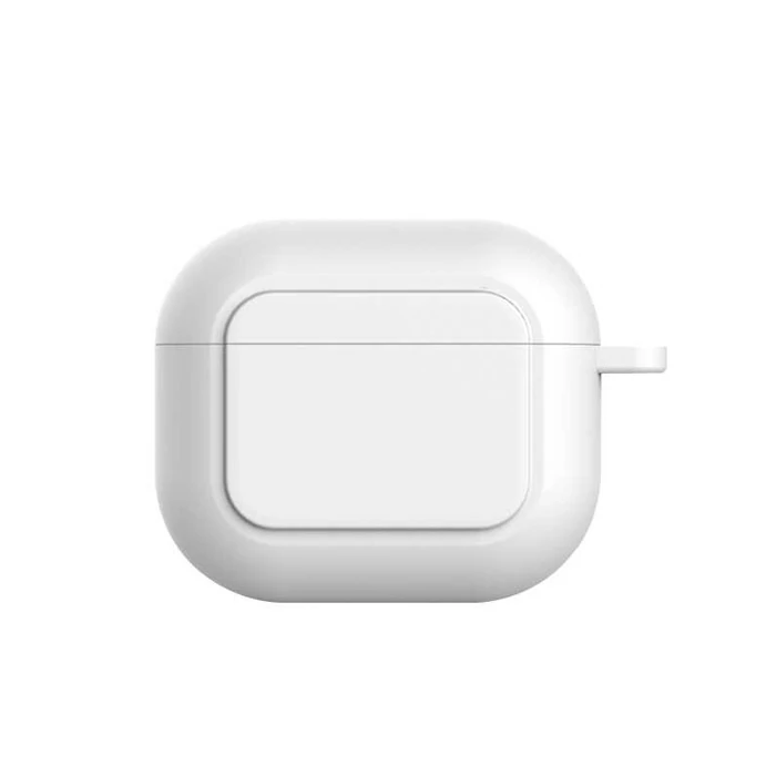 Ally Apple AirPods 3 için Kancalı Ultra İnce Silikon Kulaklık Kılıfı-(1903)