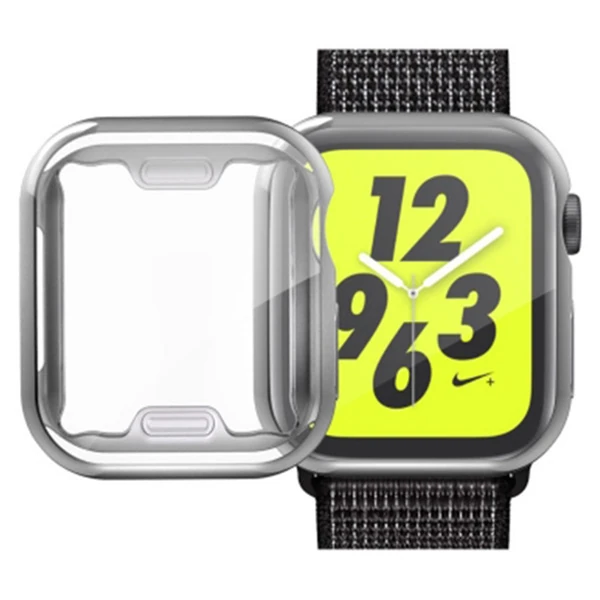 Ally Apple İWatch  40mm 360 Koruma Ultra Slim Silikon Kılıf-(1903)