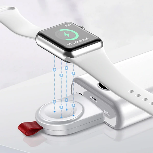 Ally Apple İWatch 1-2-3-4-5-6-7-8 SE Magnetic Şarj Cihazı-(1903)