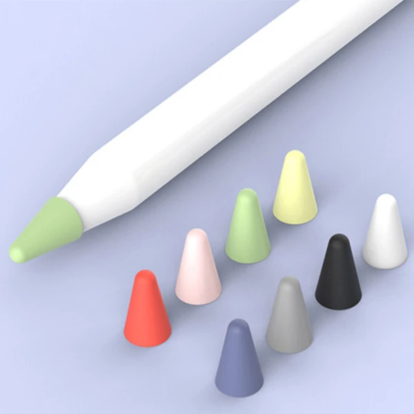 Ally Apple Pencil İçin 8 Karışık Renk Sessiz Silikon Uç-(1903)