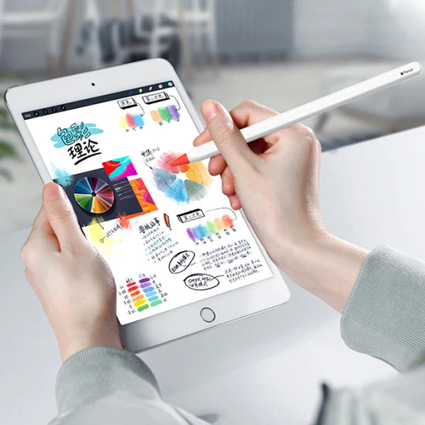 Ally Apple Pencil İçin 8 Karışık Renk Sessiz Silikon Uç-(1903)