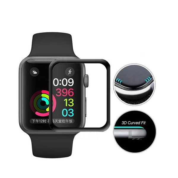 Ally Apple Watch 5-4 40mm 3D PMMA Kavisli Full Cam Ekran Koruyucu-(1903)