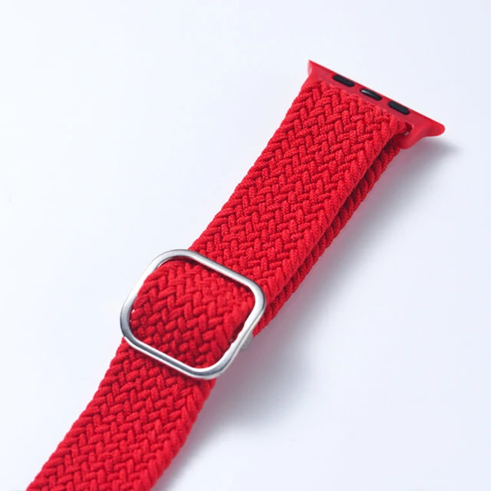 Ally Apple Watch 7-8 41mm 6-5-4 40mm Japon Tokalı Elastik Kayış Kordon 3-2-1 38mm-(1903)