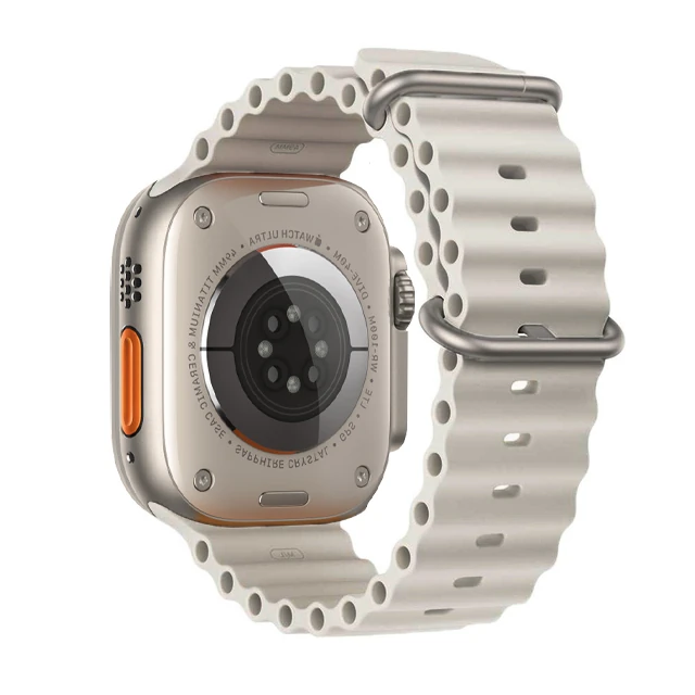 Ally Apple Watch 7-8 41mm 6-5-4 40mm Marine Silikon Kayış Kordon 3-2-1 38mm-(1903)