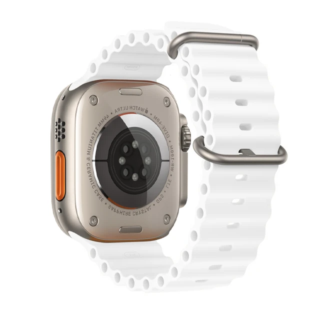 Ally Apple Watch 7-8 41mm 6-5-4 40mm Marine Silikon Kayış Kordon 3-2-1 38mm-(1903)