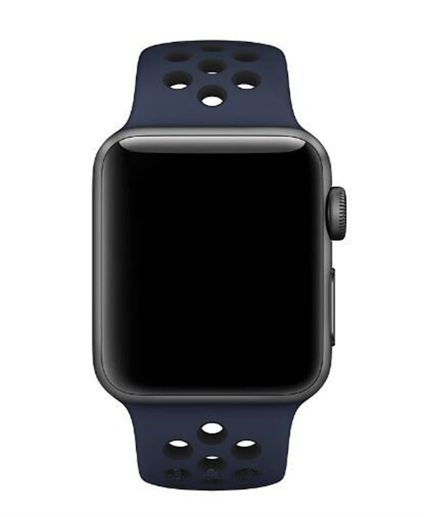 Ally Apple Watch 7-8 41mm 6-5-4 40mm Nike Kordon Kayış 3-2-1 38mm-(1903)