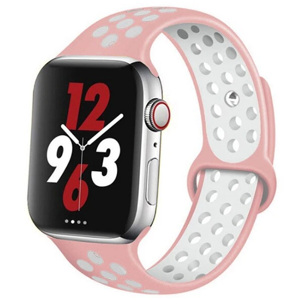 Ally Apple Watch 7-8 41mm 6-5-4 40mm Nike Kordon Kayış 3-2-1 38mm-(1903)