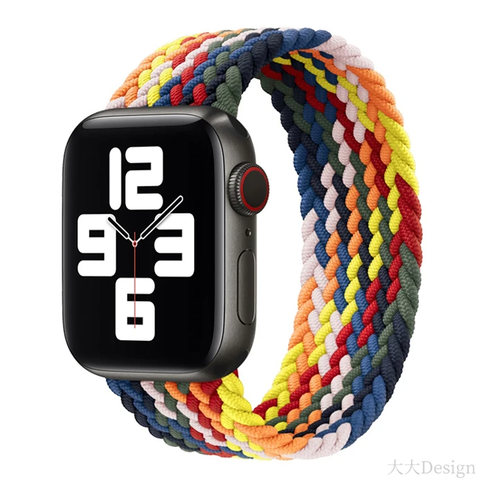 Ally Apple Watch 7-8 41mm 6-5-4 40mm Single loop Plastik Kayış Kordon 3-2-1 38mm-(1903)