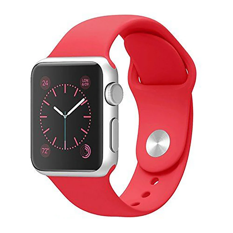 Ally Apple Watch 7-8 45mm 6-5-4 44mm Silikon Kordon Kayış 3-2-1 42mm-(1903)