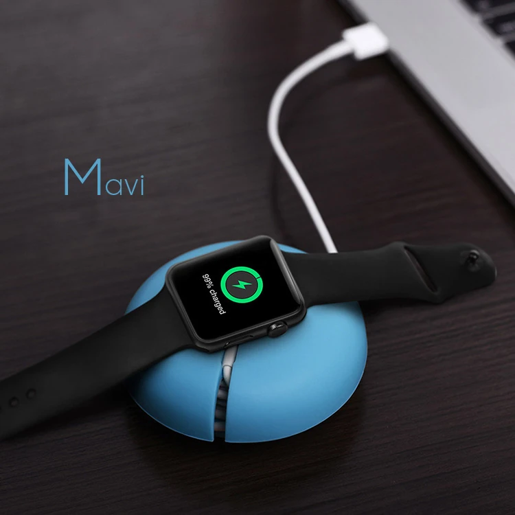 Ally Apple Watch İçin 42mm38mm  44mmPortatif Silikon Şarj Standı-(1903)