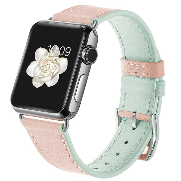 Ally Apple Watch Ultra 49mm 7-8 45mm 6-5-4 44mm Hakiki Deri Kayış Kordon 3-2-1 42mm-(1903)