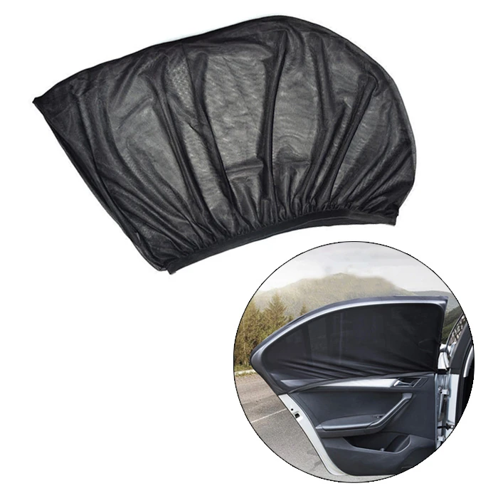 ALLY Araba Yan Cam Perdesi Sineklik Araç Oto Güneşlik Örtü Perde Kılıf-(1903)