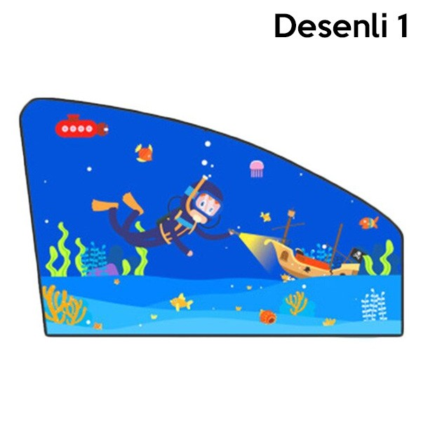 Ally Araç-Araba Manyetik Yan Cam Güneşlik -Gölgelik-(1903)