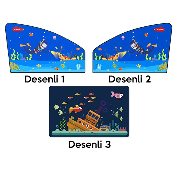 Ally Araç-Araba Manyetik Yan Cam Güneşlik -Gölgelik-(1903)