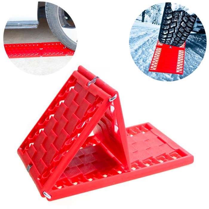 ALLY Araç Lastik Kar ve Çamur Paleti Tekerlek Patinaj Pedi Katlanabilir-(1903)