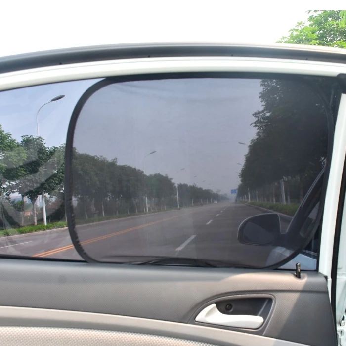 Ally Araç Oto Yan Cam Vantuzlu Güneşlik Kalkan 2 Adet 36x44cm-(1903)