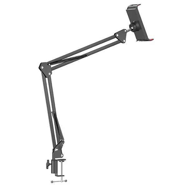 Ally Ayarlanabilir 360 Derece Teleskopik Metal Masa Üstü Telefon Tablet Tutucu-(1903)