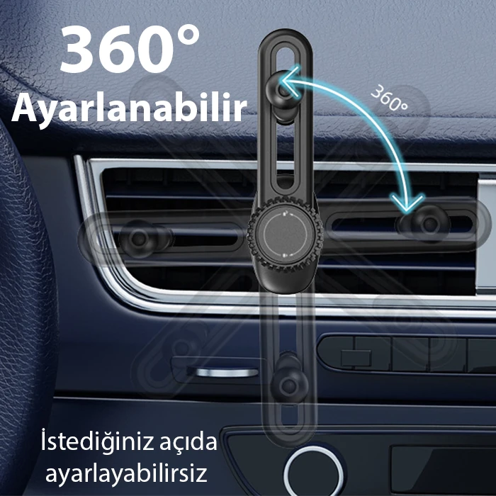 ALLY B099 Ayarlanabilen Araç Içi Havalandirma Telefon Tutucu-(1903)