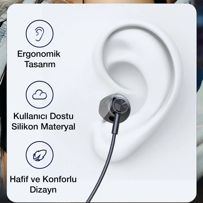 ALLY Boyun Askılıklı Kablosuz 2.4G Canlı Yayın Kulaklığı Bluetooth Kulakiçi Kulaklık-(1903)