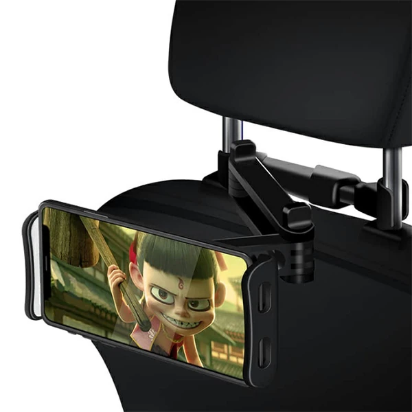 Ally CHZ-06 Teleskopik Araç Arka Koltuk 12.9 İnch Tablet Telefon Tutucu-(1903)