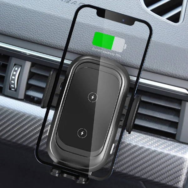 ALLY CW30 15W Hızlı Şarjlı Otomatik Araç İçi Havalandırma Telefon Tutucu-(1903)