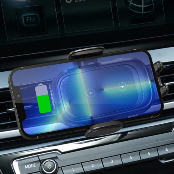 ALLY CW30 15W Hızlı Şarjlı Otomatik Araç İçi Havalandırma Telefon Tutucu-(1903)