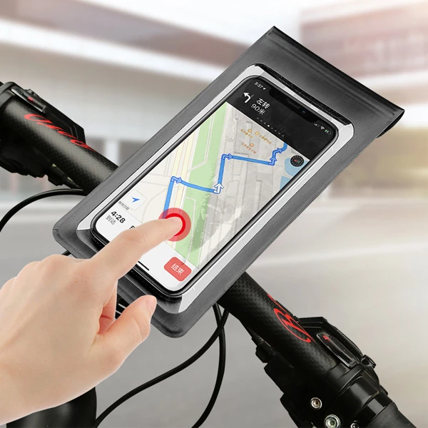 ALLY F1-M Su Geçirmez Bisiklet Dikiz Aynası Telefon Tutucu-(1903)