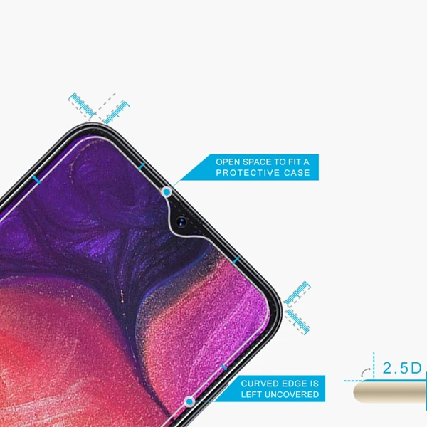 Ally Galaxy A20/A30/A50/M30/A40S Tempered Kırılmaz Cam Ekran Koruyucu-(1903)