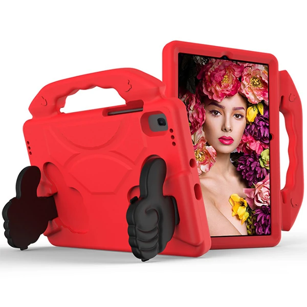 Ally Galaxy Tab S6 Lite P610- P615 Tab 7 10.4 T500-T505 Kılıf Eva Çocuk Shockproof Standlı Taşınabi-(1903)