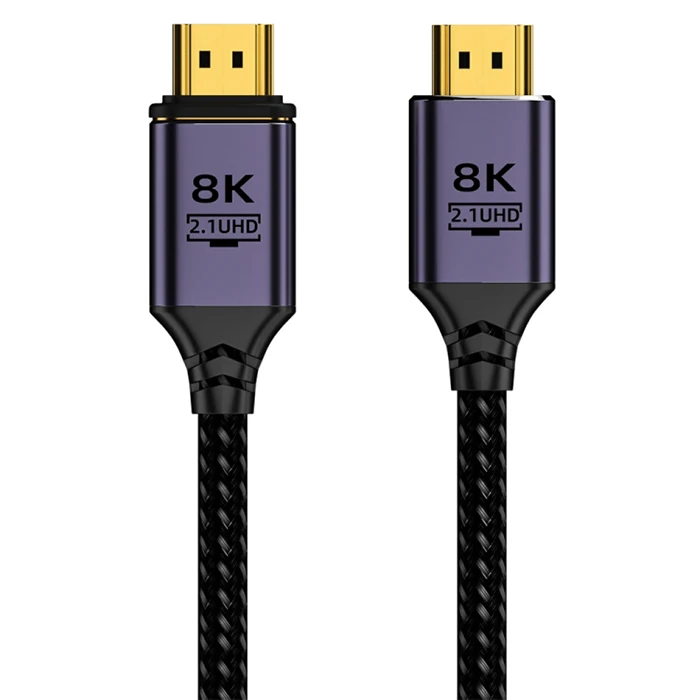 ALLY HDMI to HDMI 8K HD 2.1UHD Mıknatıs Başlıklı Kablo 1 Metre-(1903)