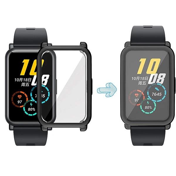 ALLY Honor Watch ES 1.64 İnç 360 Koruma İnce Silikon Kılıf-(1903)