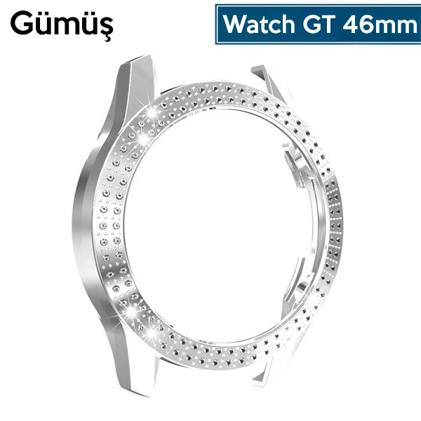 ALLY Huawei GT2 46mm Diamond Taş İşlemeli Bumper Kılıf-(1903)