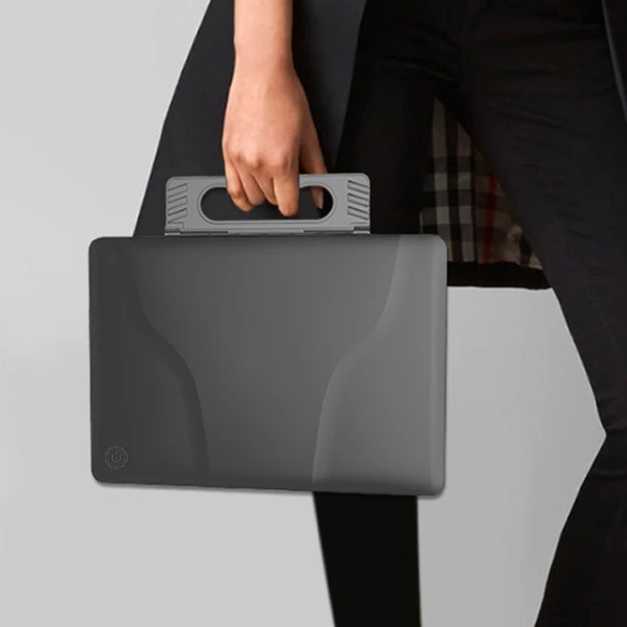 Ally Huawei MateBook X Pro 13.9 (2020) Ultrabook Portatif Alt Üst Kılıf Çanta-(1903)