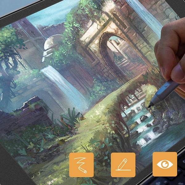 ALLY iPad 10.2 Paper Like Film Darbe Emici Pet Ekran Koruyucu  (2021-2020-2019)-(1903)