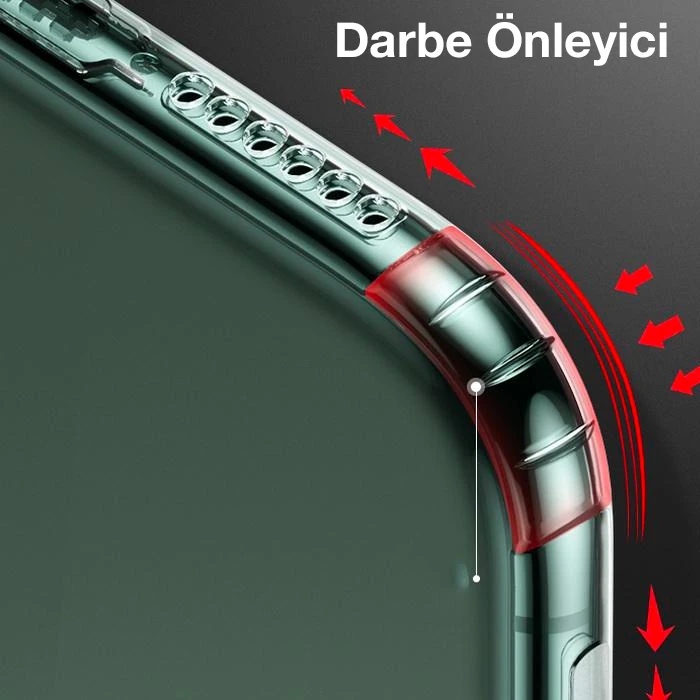 Ally İPhone 11 6.1 İnch Kamera Korumalı Silikon Kılıf-(1903)