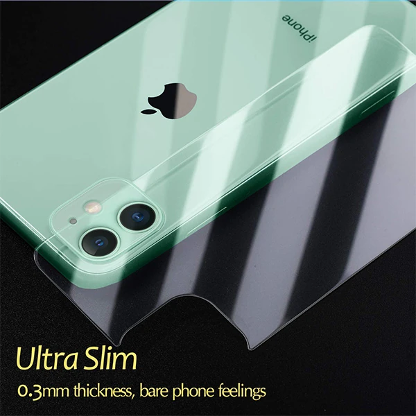 Ally İPhone 11 6.1 İnch Tempered Arka Kırılmaz Cam Koruyucu-(1903)