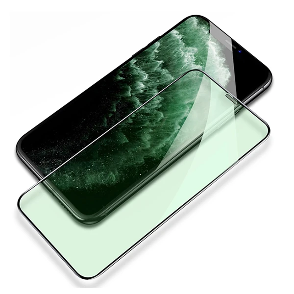 ALLY İPhone 11 Pro-XS 5.8 Anti -Blue Green Light Göz Korumalı Tempered Full Ekran Koruyucu-(1903)
