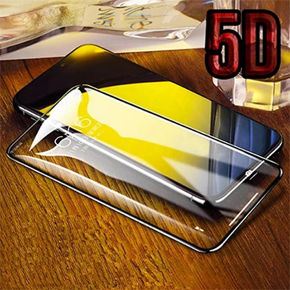 ALLY İPhone 11 Pro XS 5D Kavisli Full Tempered Cam Ekran Koruyucu-(1903)