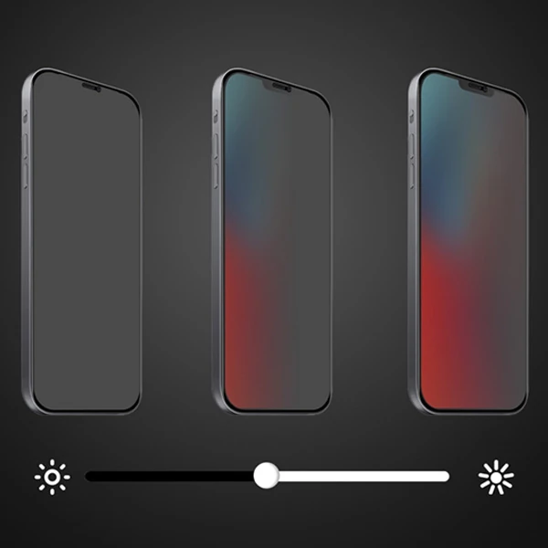 ALLY İPhone 1212 PRO 6.1 3D Full Privacy Gizlilik Cam Ekran Koruyucu Anti-Spy-(1903)