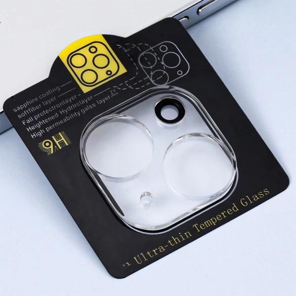 ALLY İPhone 14 -14 Plus 3D Full Tempered Glass Cam Kamera Koruyucu-(1903)