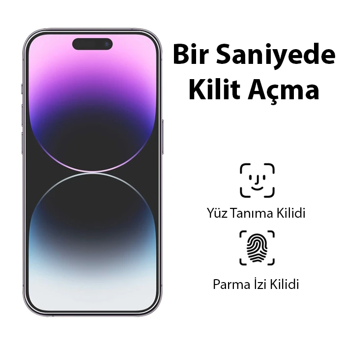 Ally iPhone 15 Pro Full HD Tempered Kırılmaz Cam Ekran Koruyucu-(1903)