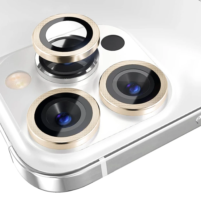 ALLY iPhone 15 Pro/15 Pro Max Kamera Lens Koruma Camı-(1903)