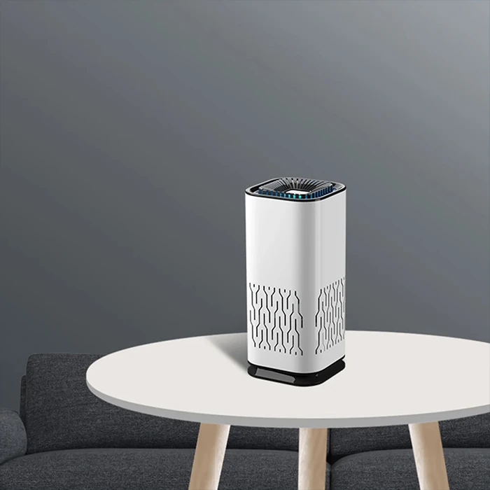 Ally K2 araç içm Mini Hava Temizleyici Araba Ev Ofis Taşınabilir Air Purifier-(1903)