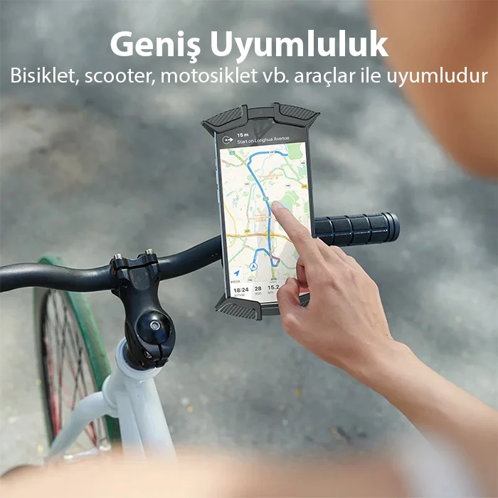 ALLY K20 Motor ve Bisiklet Gidonu İçin Telefon Tutucu-(1903)