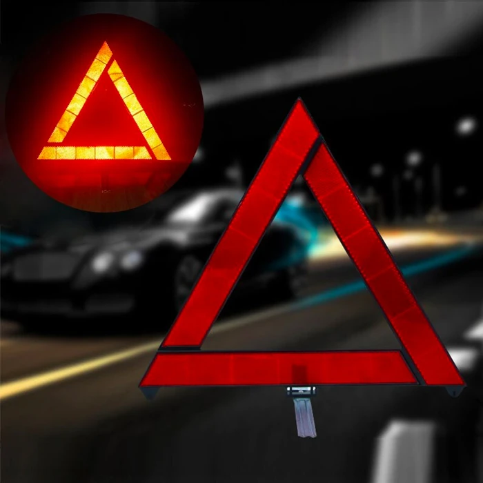 Ally Katlanabilir Araç Oto Acil Durum Arıza Reflektörü Yansıtıcı Dur İşareti-(1903)