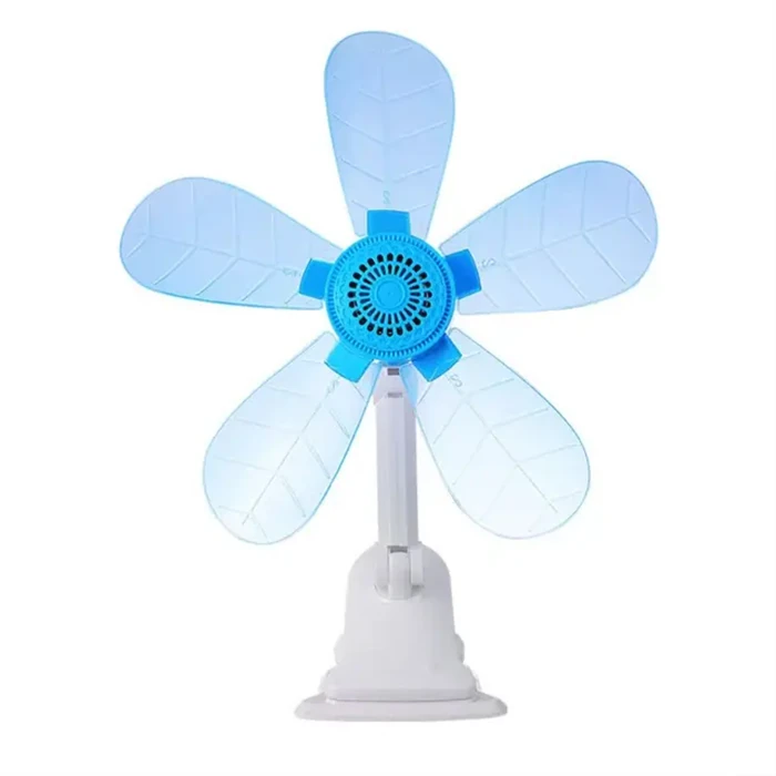 ALLY Klipsli Masaüstü Mini Vantilatör Fan 5 Yaprak 2024 Versiyon-(1903)